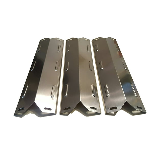 Set of 3 Stainless Steel replacement heat plates for Kenmore grill