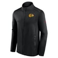 thumbnail image 2 of Men's Fanatics Black Chicago Blackhawks Authentic Pro Rink Fleece Full-Zip Jacket, 2 of 3