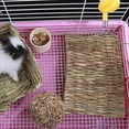 thumbnail image 3 of Sijiali 3Pcs Pet Hamster Rabbit Grass Bed Mat Pad Nest Cage Cushion Decor Chew Play Toy, 3 of 10