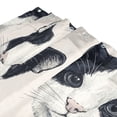 thumbnail image 3 of Cow Cat Faces Cute Shower Curtains with 12 Hooks Waterproof Bathroom Decor 66" x 72", 3 of 6