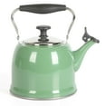 thumbnail image 5 of Martha Stewart Induction Stovetop Kettle with Lid, Stainless Steel, Sage, 5 of 15