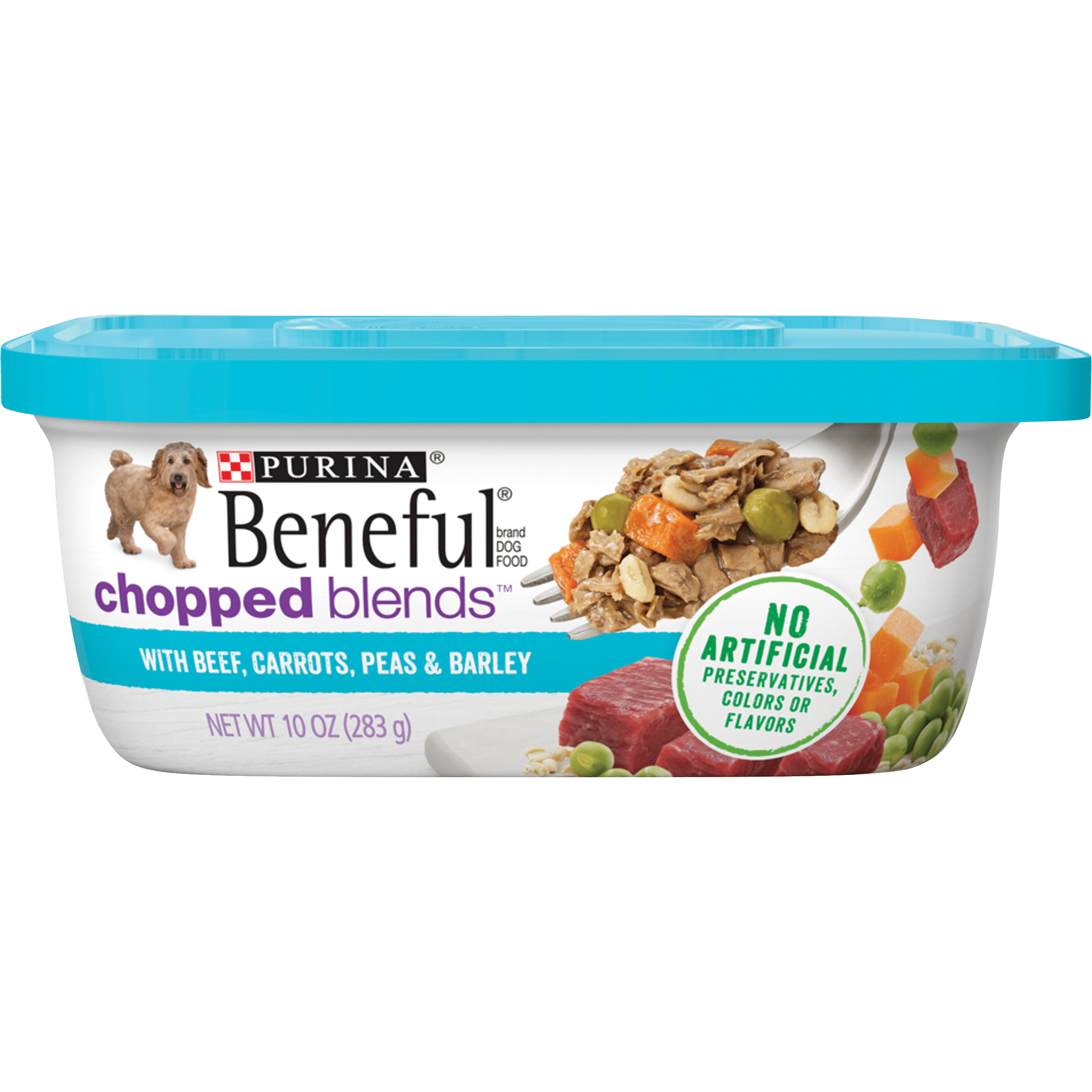 Purina Beneful Wet Dog Food, Chopped Blends With Beef, 10 ...