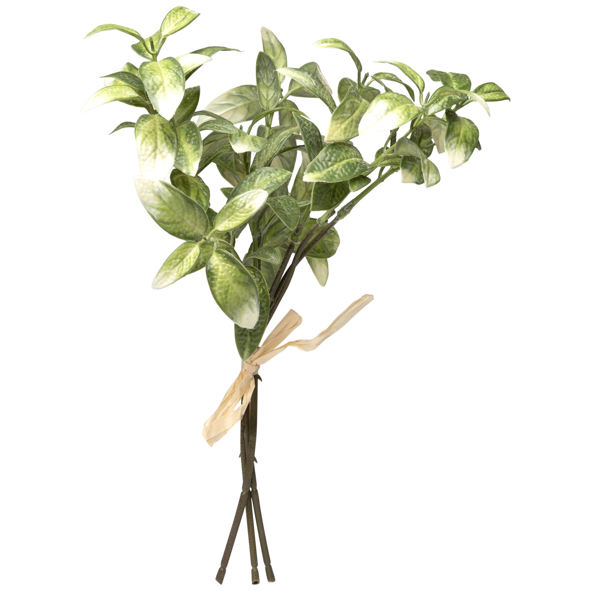 Northlight Satin Pothos Leaf Artificial Bundles - 13" - Green - Set of 6