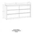 thumbnail image 3 of Sauder Harvey Park Mid-century Engineered Wood Dresser in Pacific Maple, 3 of 9