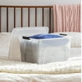 thumbnail image 3 of IRIS 60 Qt. Plastic Storage Bin with Lid, Stackable Storage Containers, Tote, 3 of 8