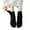 Black, variant on HNMKIU Lightweight Thermal Stockings for Women and Men Cozy Comfort Everyday Wear Soft Warm Socks Pink,One Size