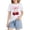 White, variant on Ruyang Kids Girls Cotton T Shirt Cute Cherry Bow Print Round Neck Short Sleeve Tops Summer Outdoor Athletic Blouse Tee Tops