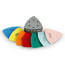 Diamond Sanding Pads Granite Marble Sanding Discs For Stone Polishing 50 100 200 400 800 1500 3000 Angle Grinder Compatible 3000 Grit Fangkenuo