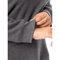 thumbnail image 6 of Terra & Sky Women's Plus Size Fleece Sweatshirt and Sweatpant Set (0X-4X), 6 of 11