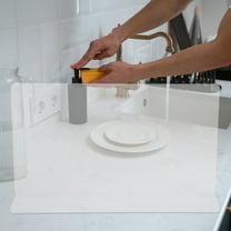 BESTYASH Bathtub Shower Splash Guard, PVC Water Barrier, 1 Pack, Easy to Install, Prevents Water Spills and Keeps Bathroom Dry