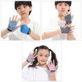 thumbnail image 4 of Breathable Half Finger Gloves Shock Absorbent Palms Protections For Children Skateboarding Scooter Sports Lessons, 4 of 8