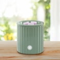 thumbnail image 3 of (2 pack) Mainstays Electric Ribbed Green Ceramic Wax Warmer, Single Pack, 3 of 6