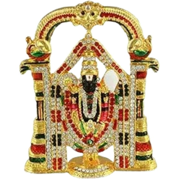 Handicrafts Tirupati Balaji Idol Lord Venkateswara Showpiece Metal Statue Gift for Home Décor