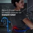 thumbnail image 4 of Back and Neck Massager - Trigger Point Massage Tools for Pain Relief and Manual Massage Hook Therapy Handheld Back Neck Shoulder Massager Blue - Gift for Women & Men, 4 of 9