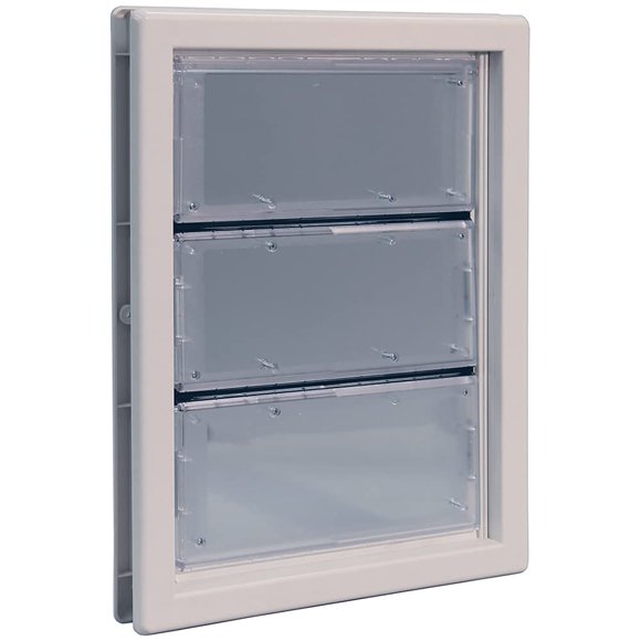 Ideal Pet Produits Porte pour Animaux avec Cadre Télescopique, Extra Grand, Taille du Rabat 10.25 Pouces x 15.75 Pouces