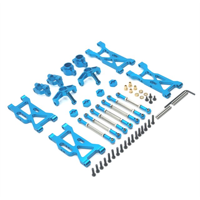 Kit de Brazo Oscilante Tholdsy Metal Copa de Dirección 1:10 Accesorios Modelo Azul