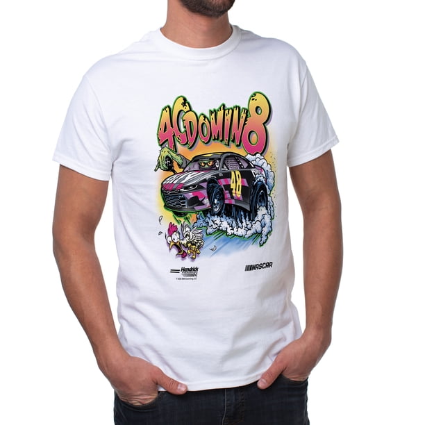 DelSol Camiseta (L) Camiseta NASCAR Classic Crew para hombre - Jimmie Johnson - 3 Blanco 1 Pc DelSol DelSol Camiseta (L) 1 Pc