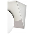 thumbnail image 4 of Living District Jillian 3-Light Iron & Glass Bath Sconce in Chrome/Frosted White, 4 of 5