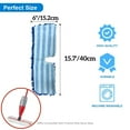 thumbnail image 2 of Microfiber Spray Mop Pads Compatible with Promist MAX Reusable Spray Mop Refills for Ocedar ProMist Dust Mop,Dual-Action Washable Flip Mop Pads Replacement for Dry Wet Floor Cleaning, double-sided us, 2 of 6