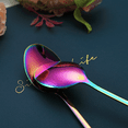 thumbnail image 4 of ReaNea Rainbow Stainless Steel Iced Tea Spoons with Titanium Plating Handle (8 Count), 4 of 8