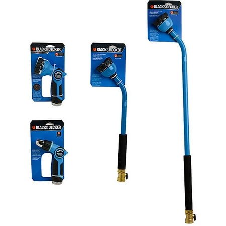Black & Decker 4-Piece Watering Kit, Blue