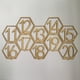 thumbnail image 5 of Bewildely Números de de 1-20 Signo con base Hexagonal Decoración de boda Suministros para fiestas Signos para restaurante Artesanía, 5 of 6