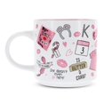 thumbnail image 3 of Taza plateada con iconos de Buffalo Mean Girls, apilable, 380 ml, 3 of 9