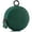 Green, variant on Earphone Case Key Case Genuine Leather Mini Round Coin Wallet Lipstick Pouch with Hanger