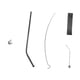 thumbnail image 3 of Portalámparas colgante, soporte para lámpara de exterior, soporte con gancho para lámpara solar para hombres y padres. Sección 1 negra, 3 of 7