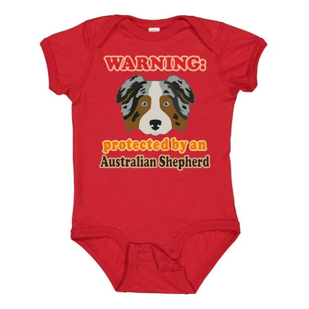 

Inktastic Australian Shepherd Dog Funny Gift Gift Baby Boy or Baby Girl Bodysuit
