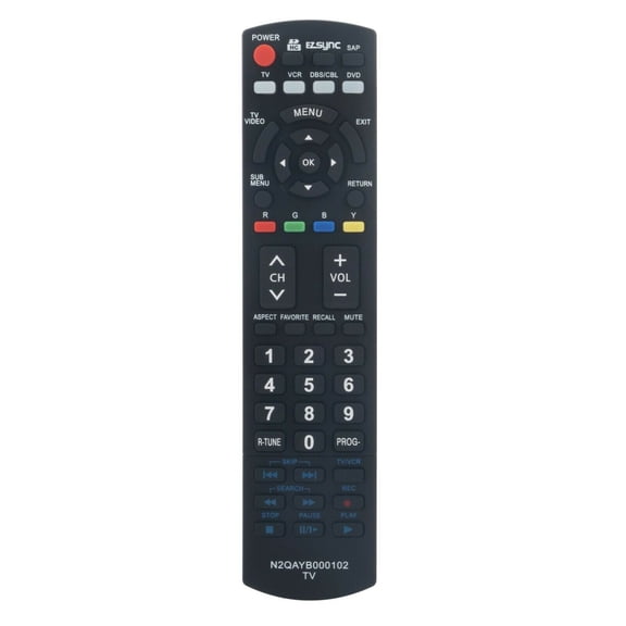New N2QAYB000102 Replace Remote for Panasonic TV TC-26LX70 PT-50LCZ7 TC-32LX70