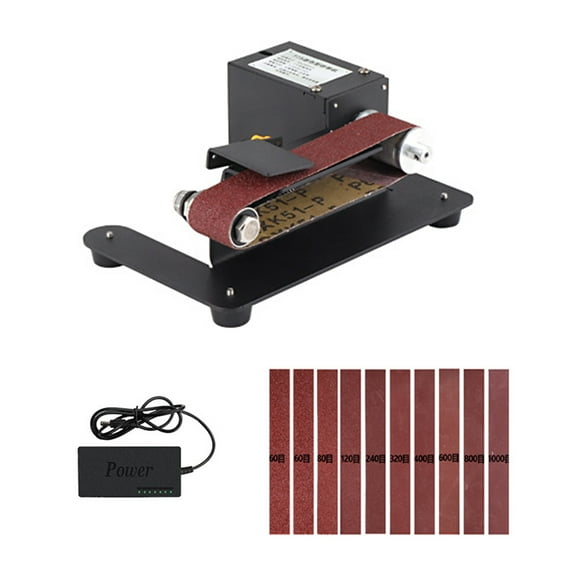 FlyFlise 250W Mini Belt Sander Electric Bench Grinder Sanding Machine