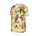thumbnail image 2 of Haiem Hip Hop Hipster Baseball Jersey Button Down Shirts Sports Uniforms Men Women Jersey(Beautiful Bright Birds And Flowers,4X-Large), 2 of 9