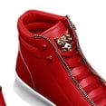 thumbnail image 2 of Zapatillas casuales para hombre de cuero PU resistente al desgaste para viajes al aire libre (43) Rojo Wdftyju Tenis De Mujer Tenis De Hombre, 2 of 8