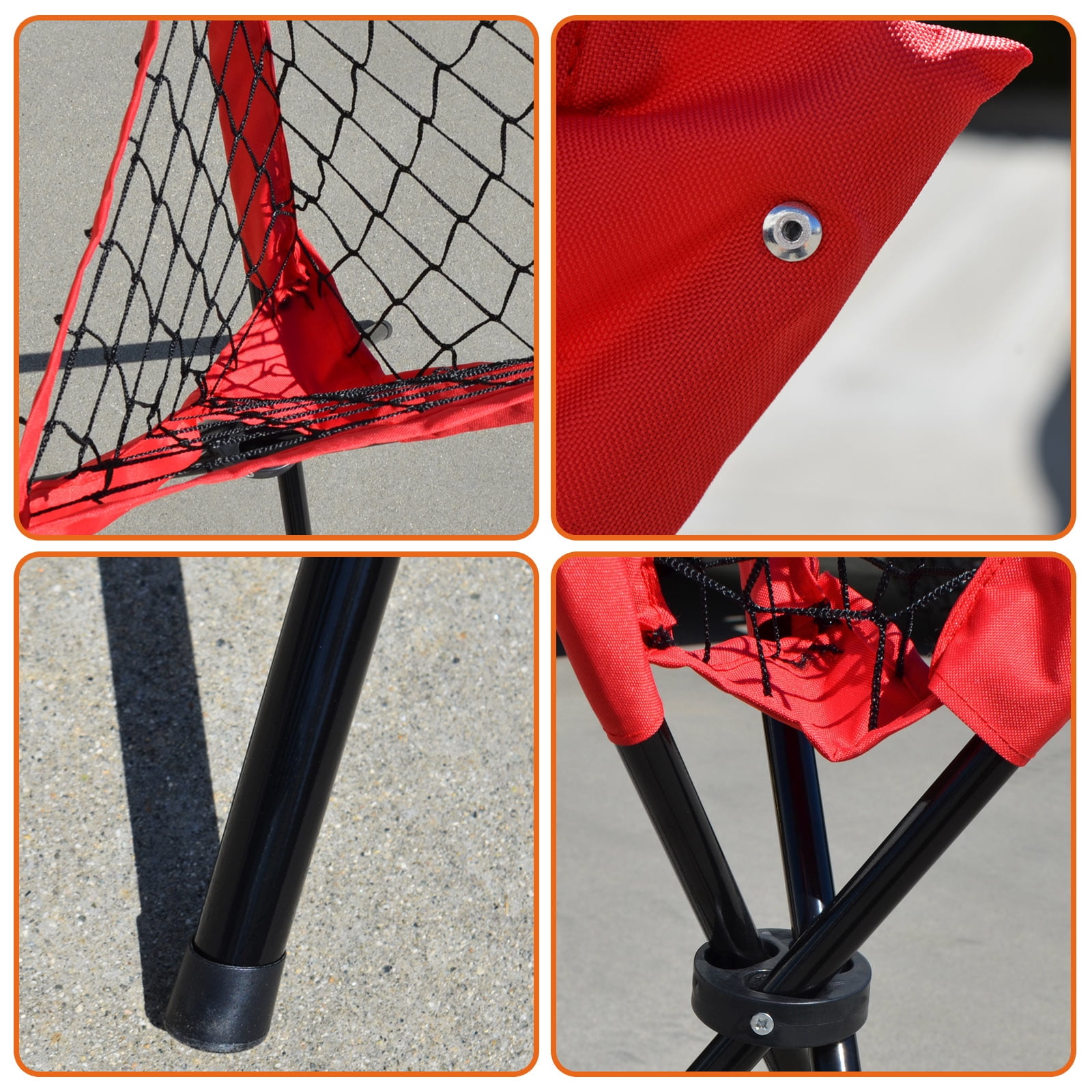 Strong Camel Portable Batting Practice Baseball Softball Ball Holder Caddy Tripod Style Stand