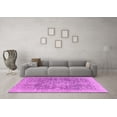 thumbnail image 3 of Ahgly Company Indoor Rectangle Abstract Pink Modern Area Rugs, 5' x 7', 3 of 4