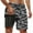 Gray, variant on 2 in 1 Men's Swim Trunks with Compression Liner 9" with Zipper Pockets Quick Dry Bathing Suit Built-in Board Shorts Summer Beach Stretch Swimwear Dark Green,S