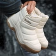 thumbnail image 5 of Women Snow Boots Fur Lined Ankle Boots Warm Winter Shoes Non-slip Hiking Shoes for Women, 5 of 7