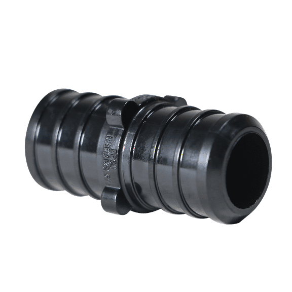 25 Pcs XFITTING Poly Pex B Barb Crimp 3/4 Inch Coupling, Pex B Barb Crimp Poly Alloy,