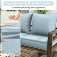 thumbnail image 5 of Kimunuk Outdoor Deep Seat Cushion Set for Patio Furniture, Waterproof & Fade Resistant, 24" L X 24" W X 5" H, Sky Blue, 5 of 6
