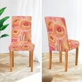 thumbnail image 3 of Yayeee 2 Pack Dining Chair Covers Stretch Parson Chairs Slipcovers Seat Protector, Pink Flowers, 3 of 6