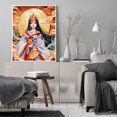 thumbnail image 3 of Abanico plegable chica pintura al óleo por números Kits lienzo cuadro pared arte DIY artesanía Likrtyny decoración de arte, 3 of 9