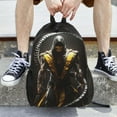 thumbnail image 6 of Mortal Kombat Backpack, Travel Laptop Backpack, Casual Daypack for College, Unisex Computer Bag Fits 15 Inch Notebook, 6 of 8
