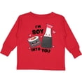 thumbnail image 3 of Inktastic I'm Soy Into You with Cute Soy Sauce and Sushi Boys or Girls Long Sleeve Toddler T-Shirt, 3 of 5