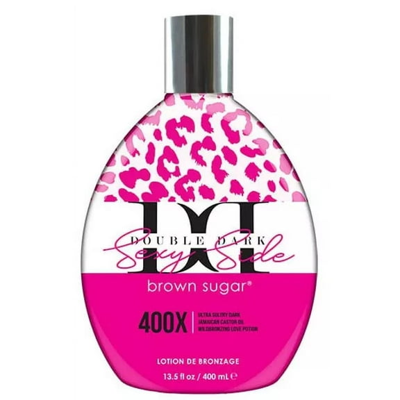Brown Sugar Double Dark Sexy Side 400X Ultra Sultry Dark Tanning Lotion 13.5 oz