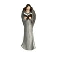 thumbnail image 2 of 1pc Girl Flower Fairy Angel Ornament Resin Statue Art Craft For Bookshelf Home Living Room Office Desk Decor Room Tabletop Display Entryway Decor Winter Christmas New Year Deco, 2 of 6