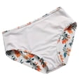 thumbnail image 4 of GYRATEDREAM Girls Two Piece Swimsuits Bikini Set Bathing Suit Kids Ruffle Floral Swimwear Set for 5-14Y Orange, 4 of 9