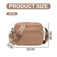 thumbnail image 2 of Bolso bandolera de nailon para mujer, bolso multibolsillo impermeable, correa pequeña, ligera y ajustable, 2 of 5