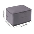 thumbnail image 4 of Almacenamiento Edredones Con Soporte para Edredón Doble en Casa (gris), 4 of 6