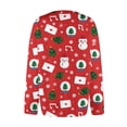 thumbnail image 5 of Lumtrix Women Christmas Cardigan Casual Long Sleeve Christmas Pattern Cardigans Winter Tops Red S, 5 of 5